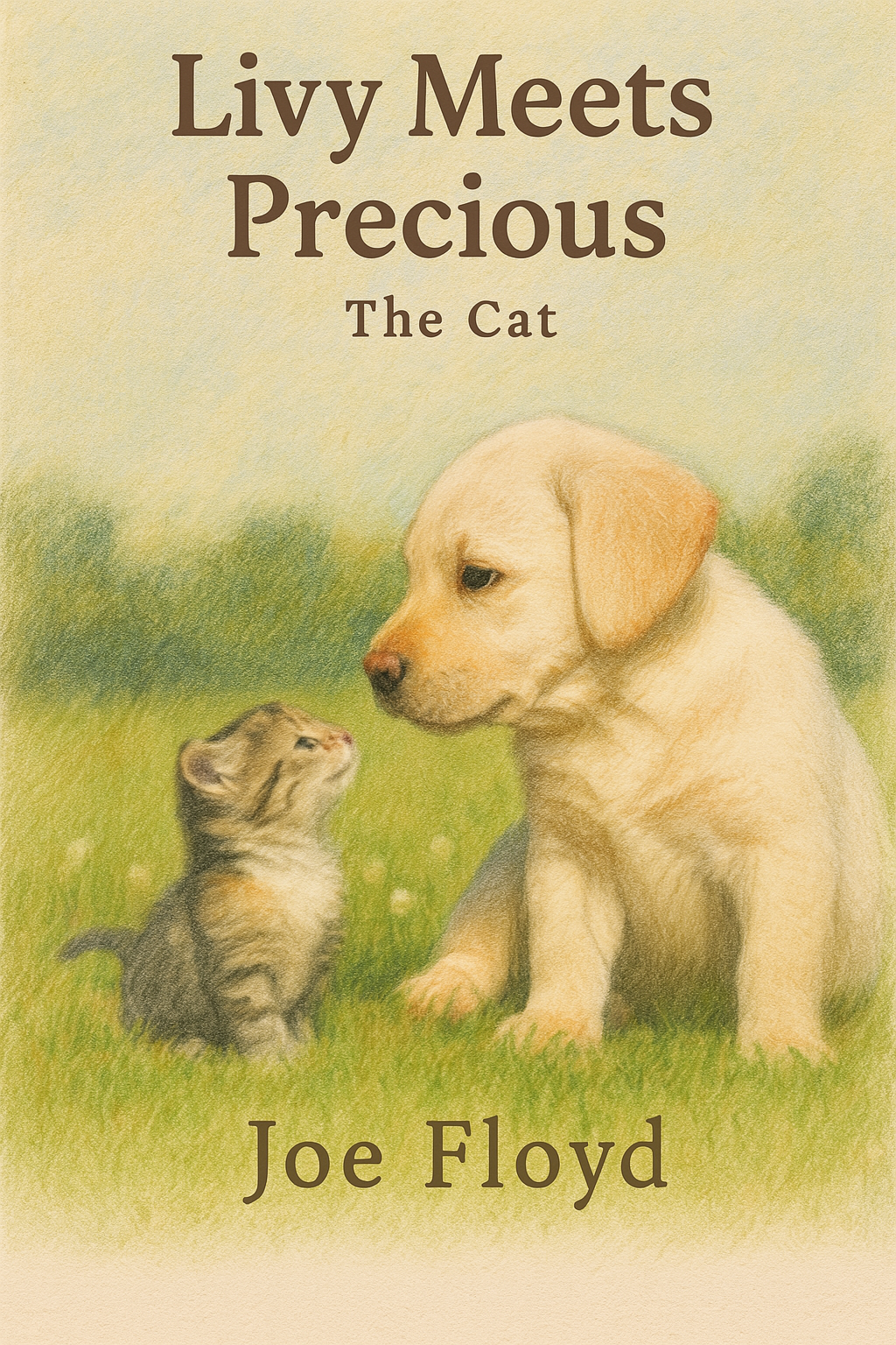 Livy Meets Precious the Cat