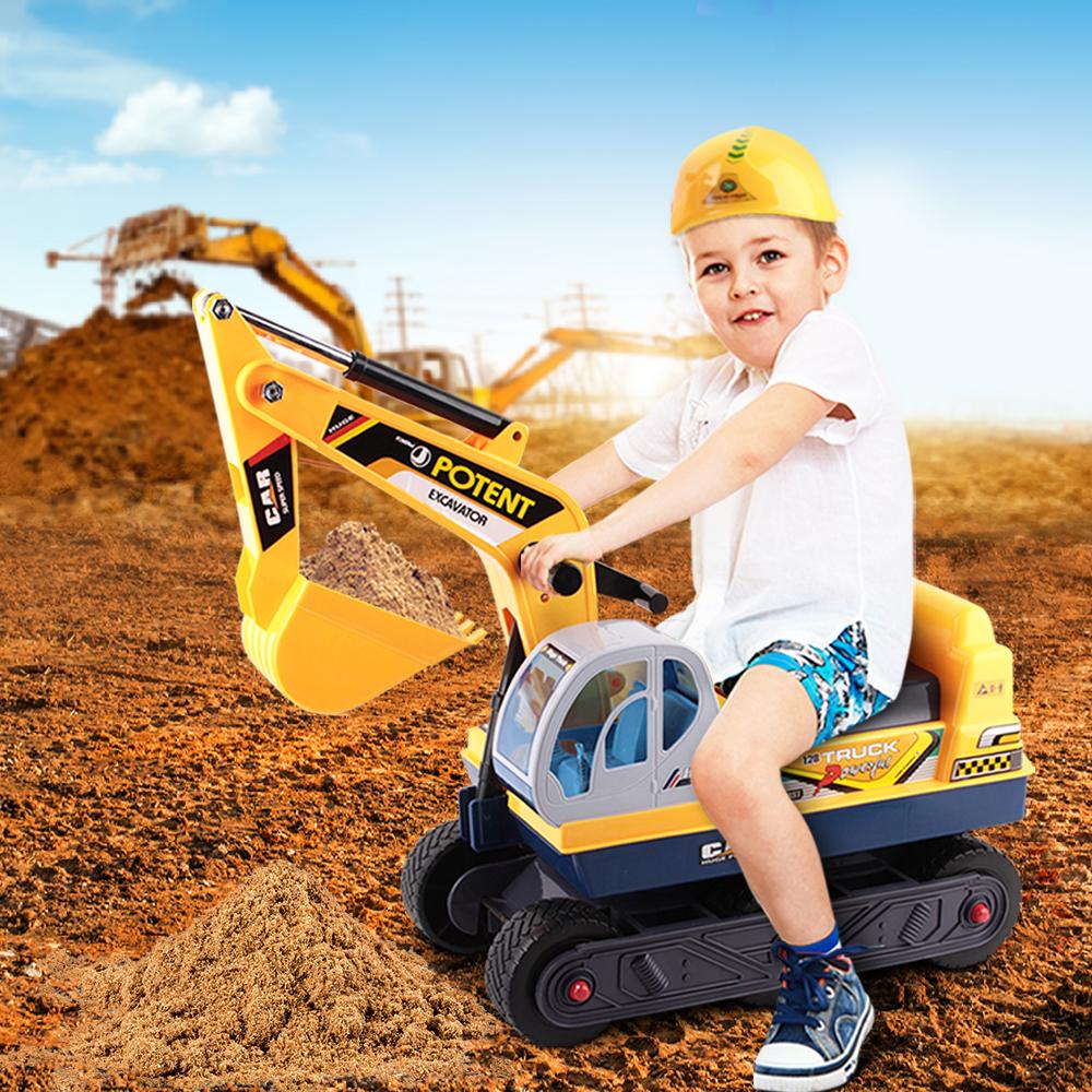 Keezi Ride On Car Toys Kids Excavator Digger Sandpit Bulldozer Car