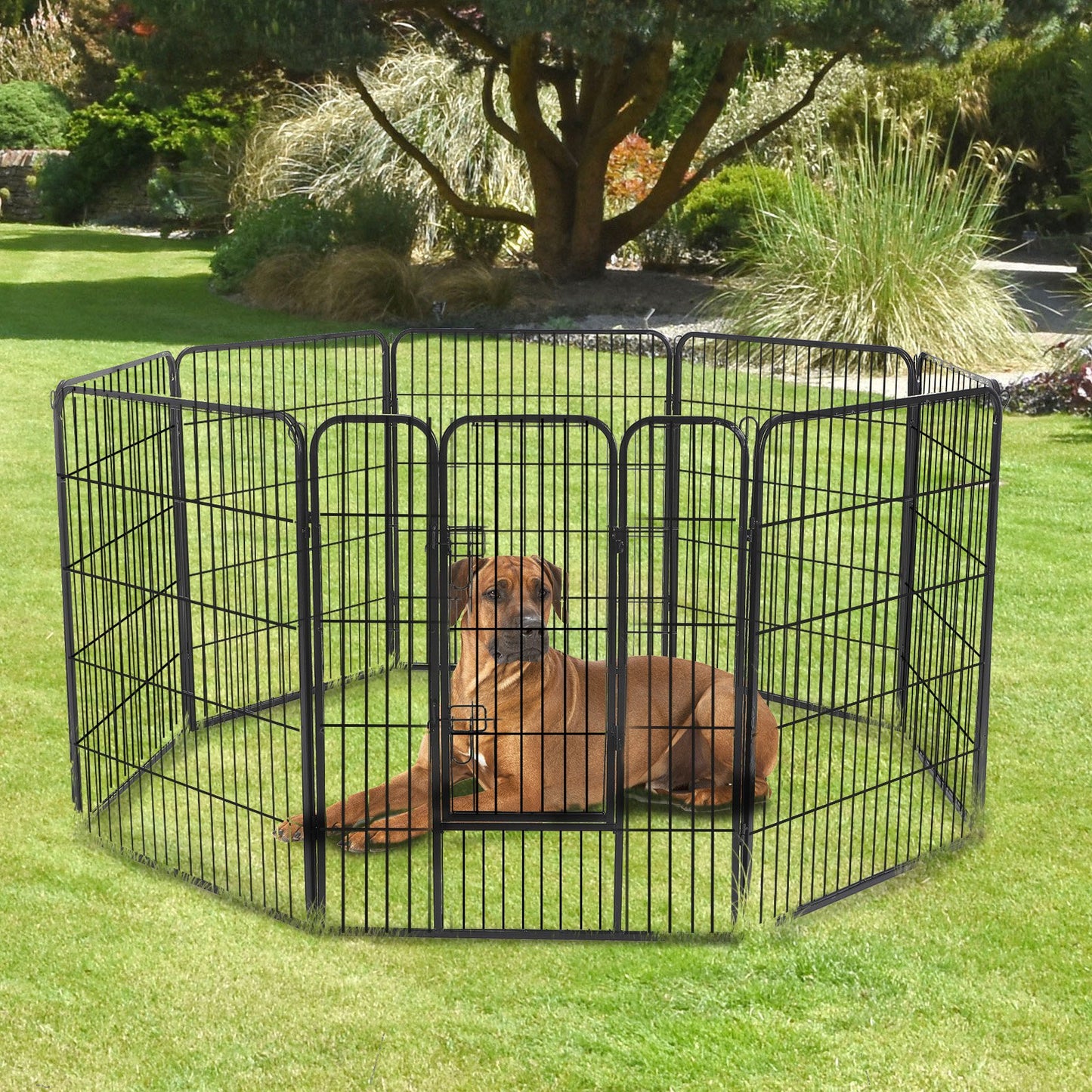 👉 Livy’s Freedom Play Yard 🐶🏡 8-Panel Heavy Duty Outdoor Pet Playpen
