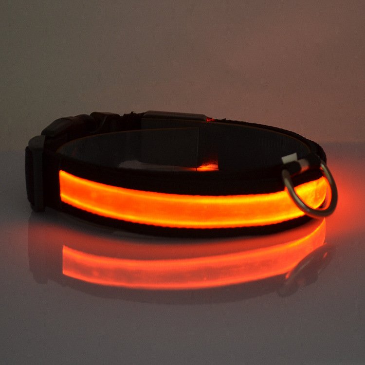 👉 Livy’s Night Glow Safety Collar 🌙🐶 LED Light-Up Collar for Dogs