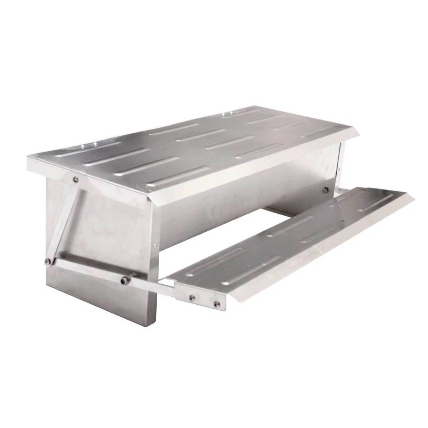 8L Automatic Chook Chicken Feeder Poultry Auto Treadle Aluminium Metal