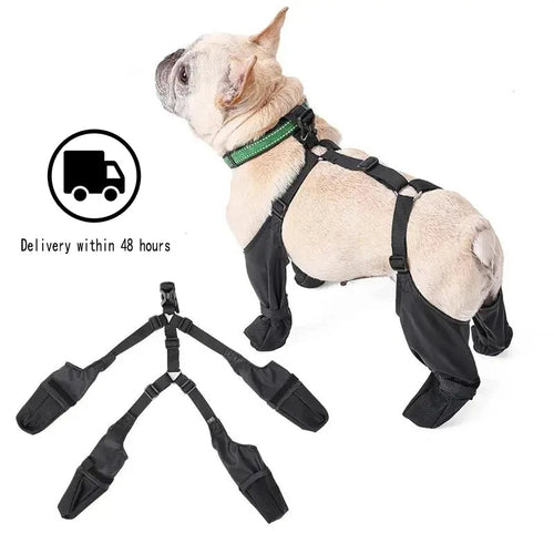 Waterproof Dog Shoes Adjustable Dog Boots
