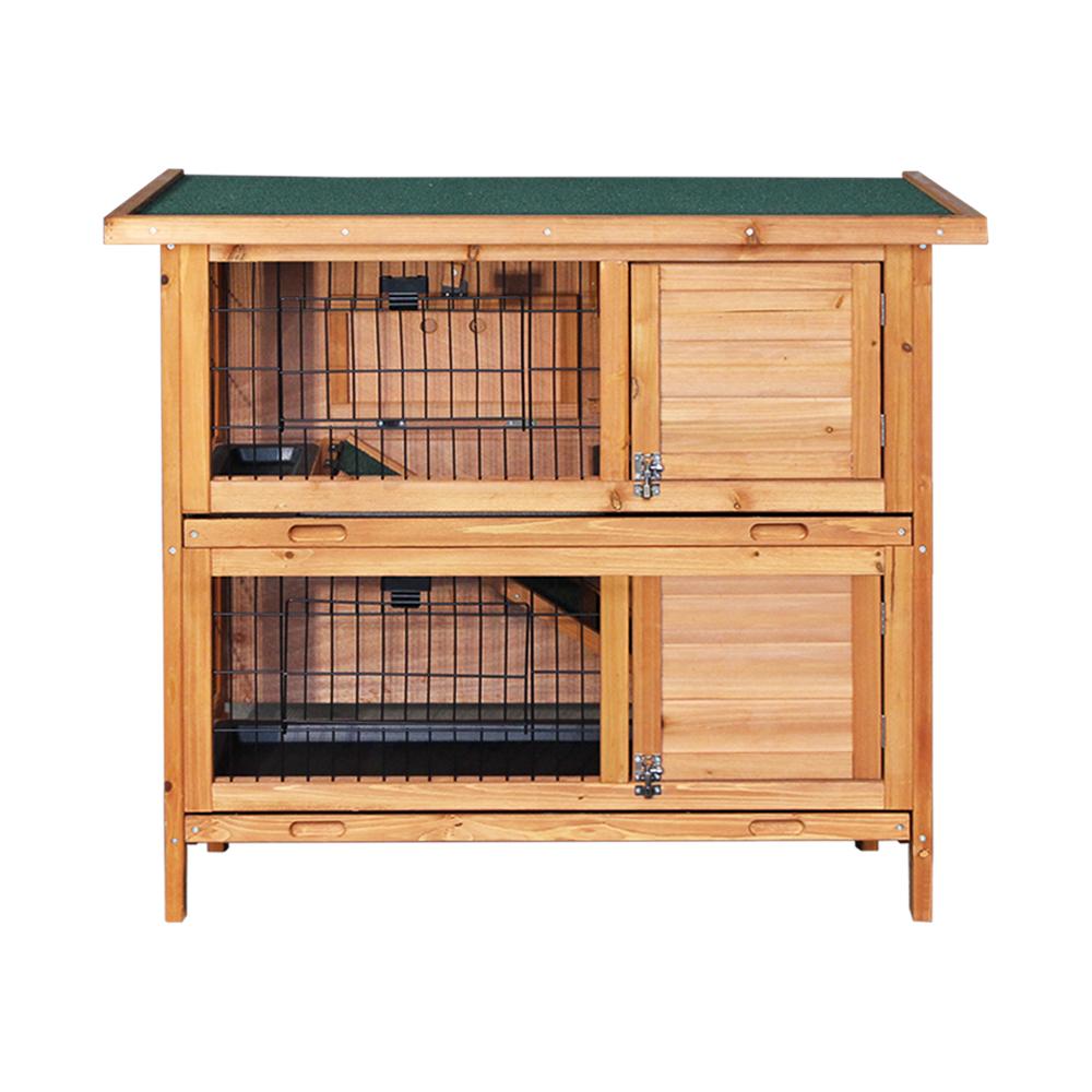 i.Pet Rabbit Hutch Chicken Coop 91.5cm x 45cm x 82cm Chicken Coop