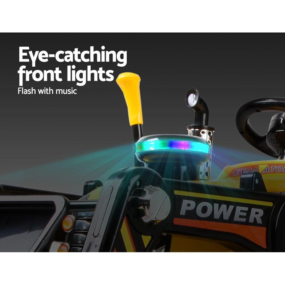 Rigo Kids Electric Ride On Car Bulldozer Digger Loader Remote 6V