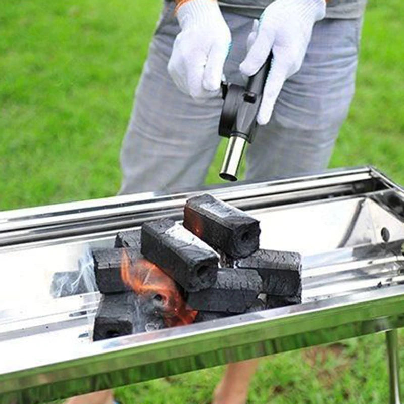 Barbecue Blower Small Manual Blower Combustion Aid Hand Cranked Hair