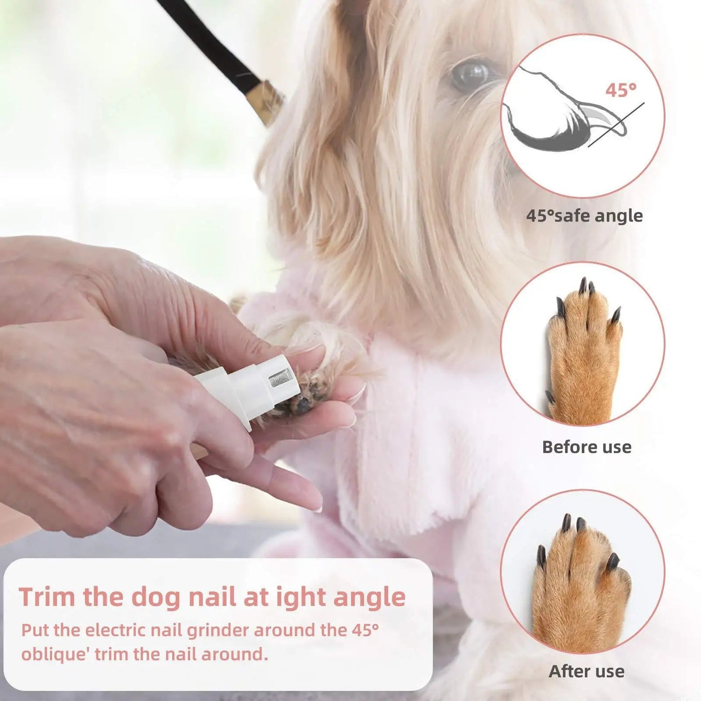 4in1 Cat Dog Nail Cutter Dog Hair Cutting Machine Professional  Pet