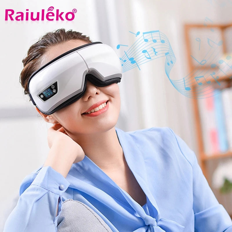 6D Smart Eye Massager Vibration Airbag Compress Eye Care Instrument