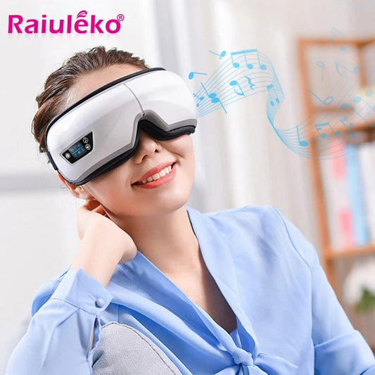 6D Smart Eye Massager Vibration Airbag Compress Eye Care Instrument
