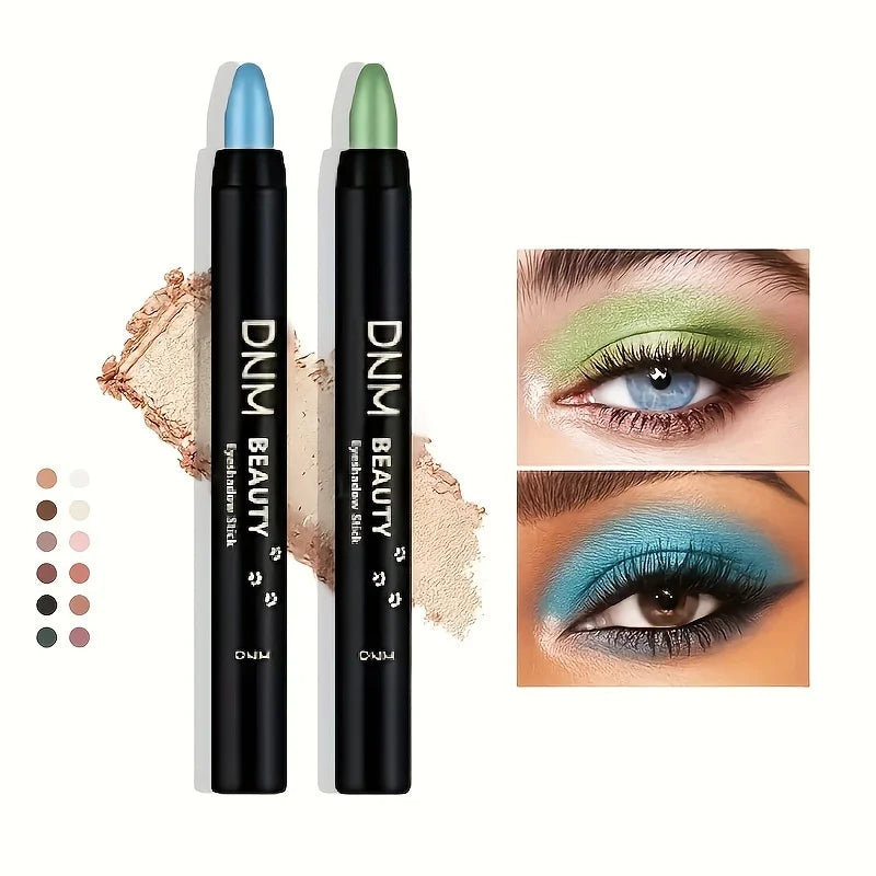 16 Colors Pearlescent Eyeliner, Color Glitter Waterproof Long-Lasting