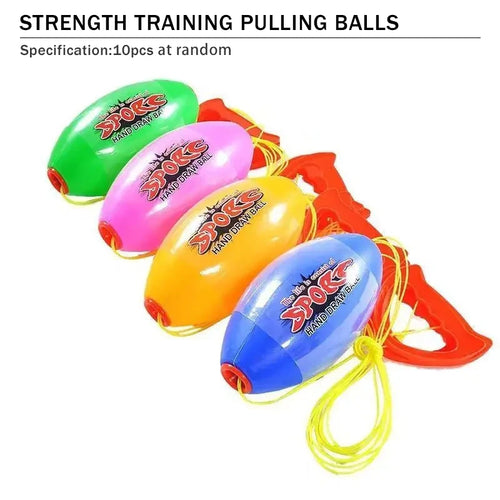 Children Arm Strength Training Equipment Pulling Balls, Elastic