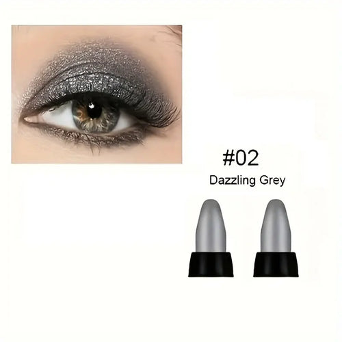 16 Colors Pearlescent Eyeliner, Color Glitter Waterproof Long-Lasting
