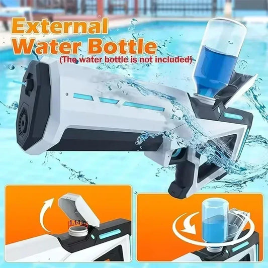 Pulse electric continuous water gun for children, high-pressure