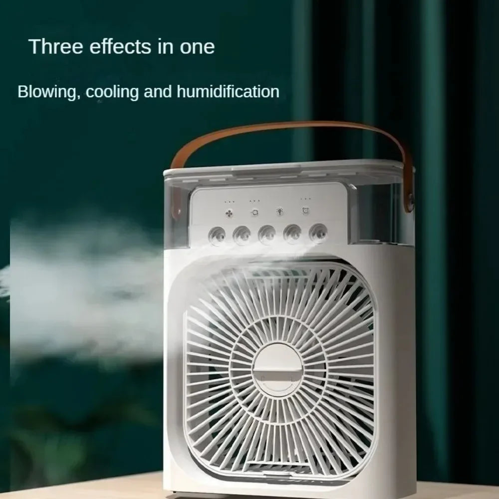 Summer Cooling Fan Desktop Humidifier New Five-hole Spray Fan USB
