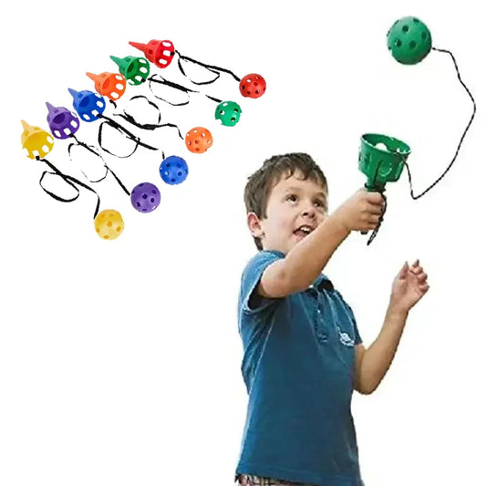 Throwing catching sensory integration game set outdoor toy catching