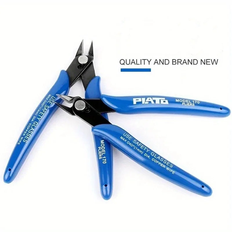 1pc High Manganese Steel Diagonal Pliers, Electrical Wire Cable