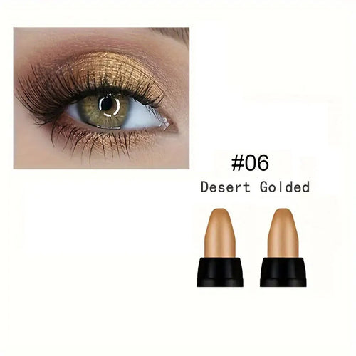 16 Colors Pearlescent Eyeliner, Color Glitter Waterproof Long-Lasting