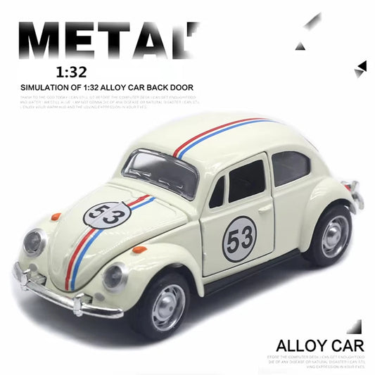 1:32 Vintage Die-Cast Racing Car Toy,High-Quality Metal Alloy, Manual