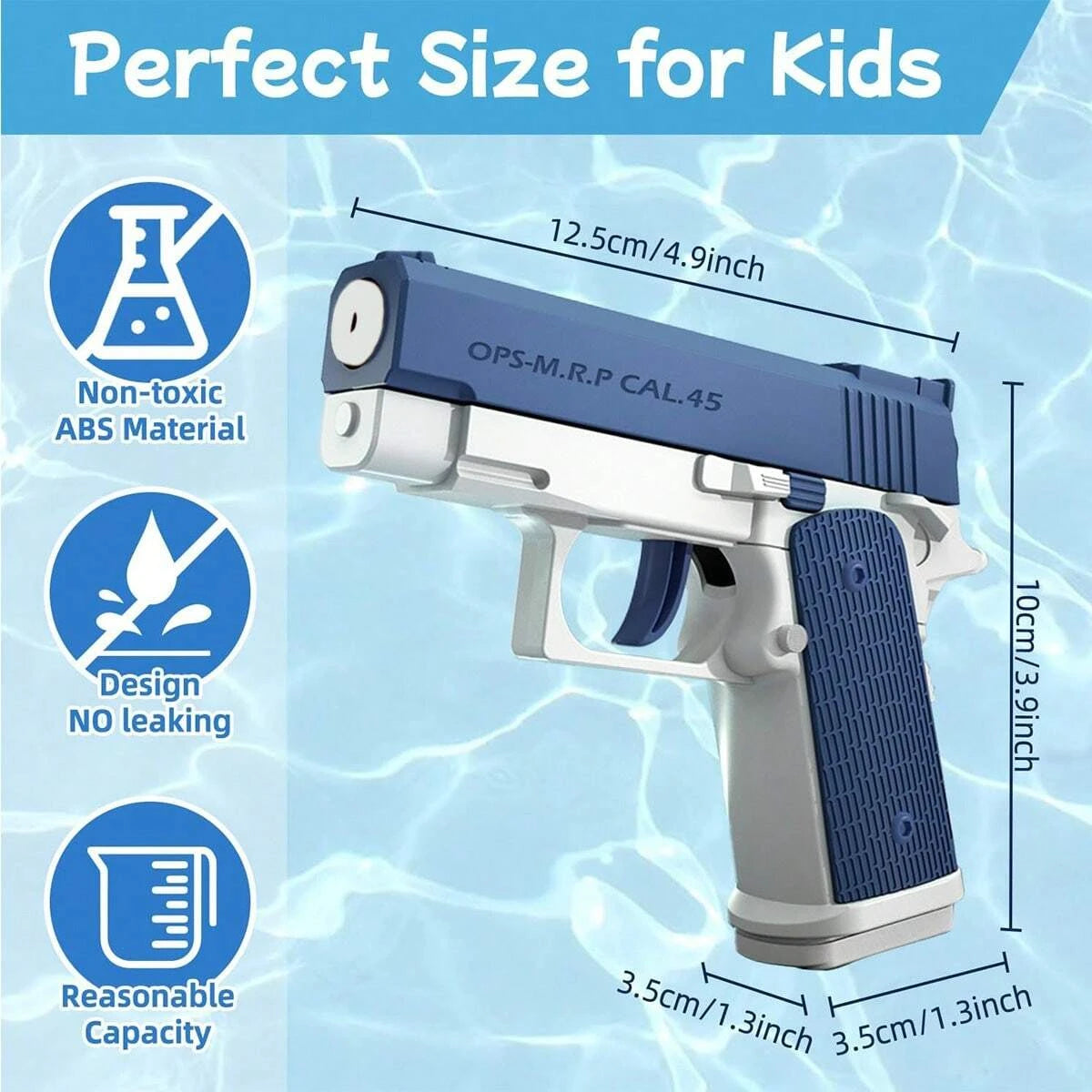 M1911 Water Guns Pistol Toy Squirt Guns, Summer Pool Beach Shooting