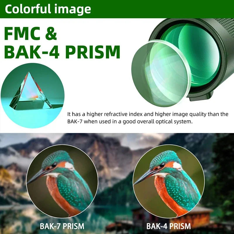 Portable Zoom HD 5000M Telescope Folding Long Distance Mini Powerful