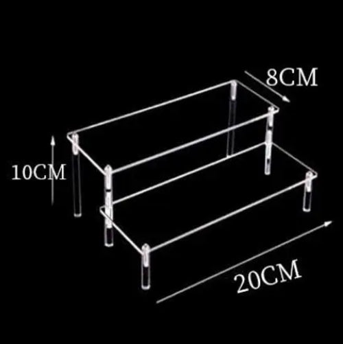 1-4 Tier Acrylic Display Stand Durable Display Rack For Cupcake