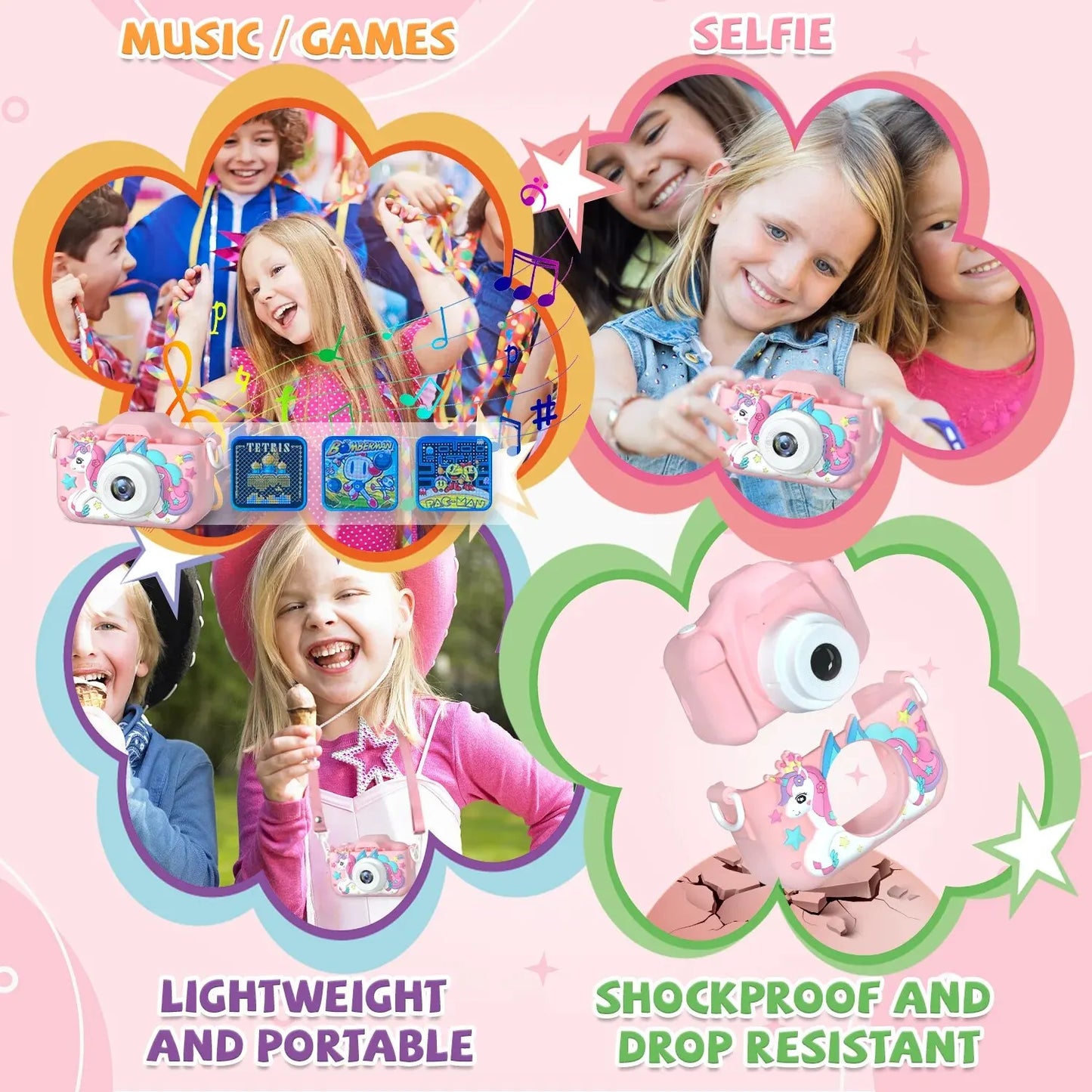 Children Camera 1080P HD Toddler Digital Video Camera 2.0-inch Kids