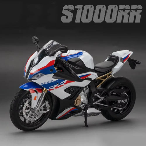 1:12 S100RR Kawasaki Ninja H2R Motorcycles Models Cars Toys Alloy