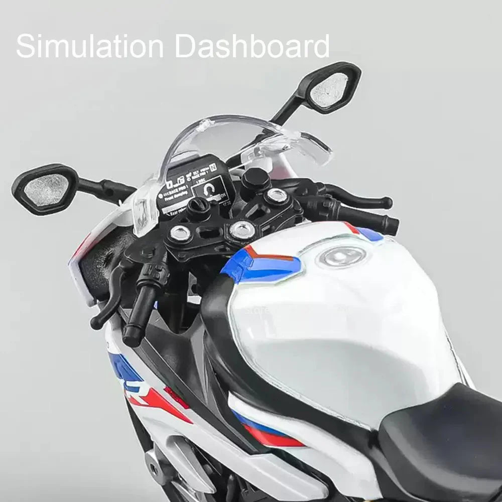 1:12 S100RR Kawasaki Ninja H2R Motorcycles Models Cars Toys Alloy