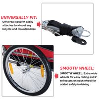 Livy’s Adventure Ride Trailer 🚲🐶 Foldable Pet Bike Carrier for Dogs & Cats