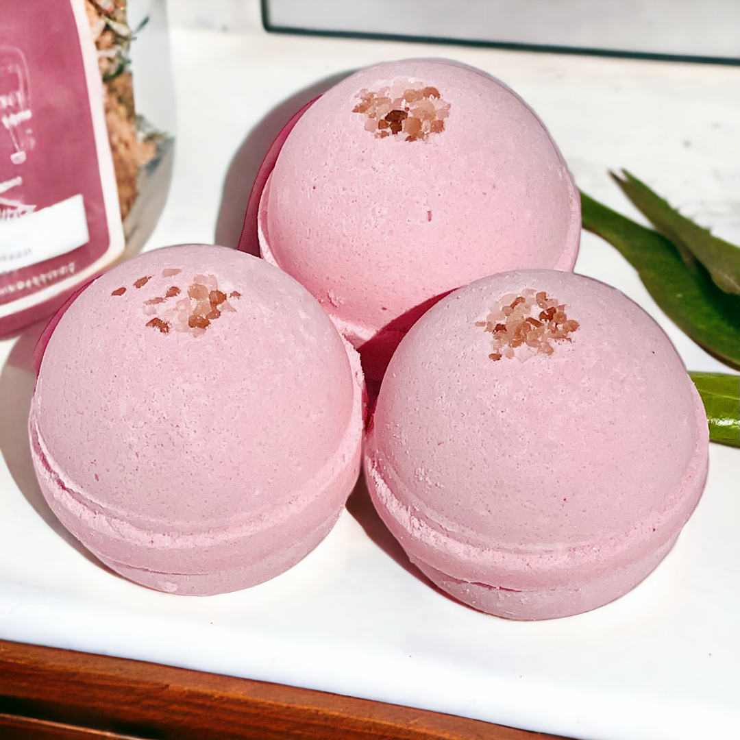 Cherry Blossom and Himalayan Salt Large Bath Bomb - 8oz