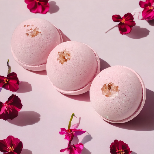 Cherry Blossom and Himalayan Salt Large Bath Bomb - 8oz
