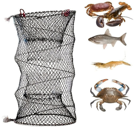 1pc Collapsible Fishing Net; Portable Folding Trap Cage For Minnow